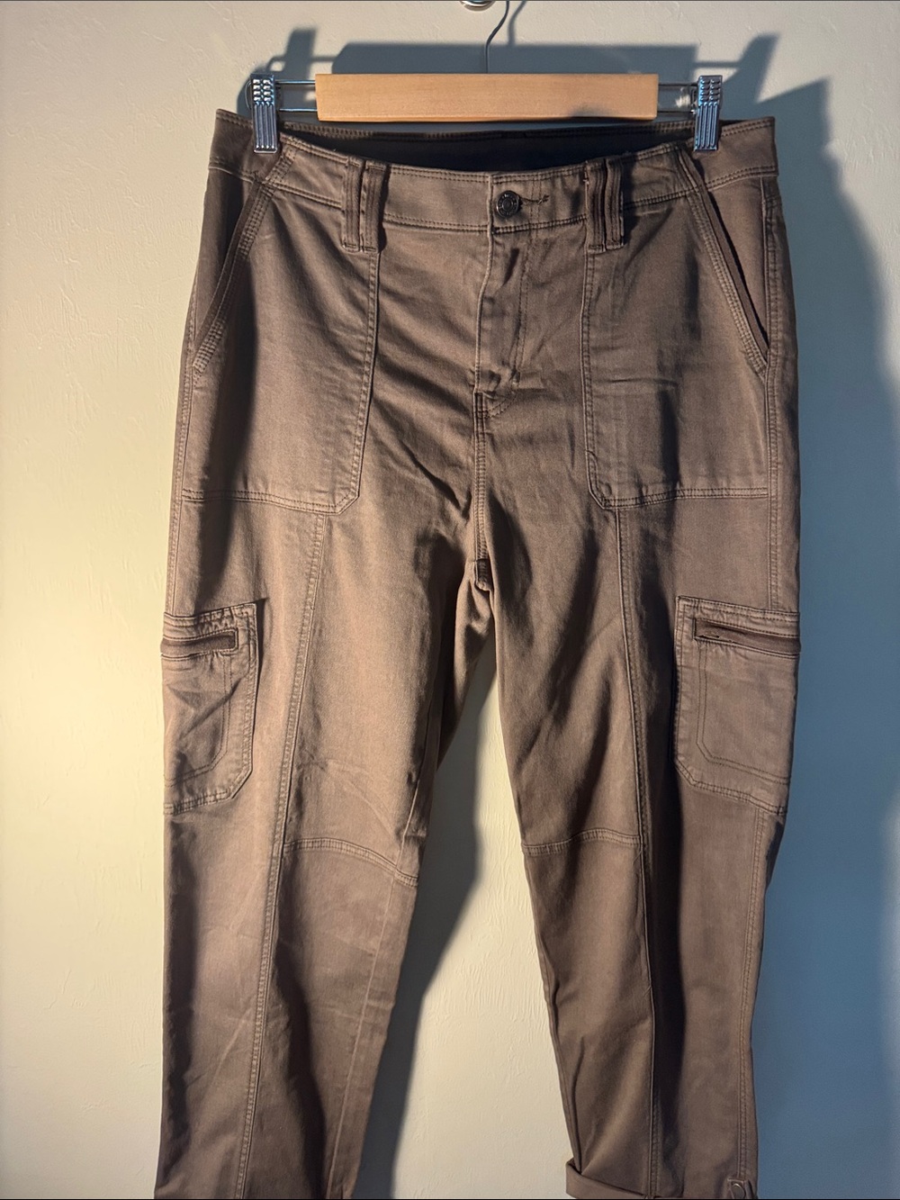 Chico's brown Cargo Pants with Patch Pockets